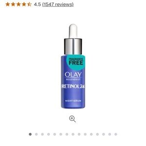 OLAY Regenerist Retinol24 Night Serum - Blue with Silver Dropper